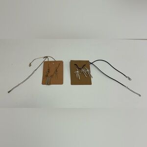 Vintage Gold and Silver toneTassel Earrings and Necklaces Sets